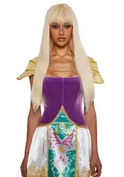 [Forplay] Blonde Straight Wig With Bangs