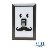 在飛比找PChome24h購物優惠-【日本 SPICE】SMILE 宇宙黑 微笑開關 LED 燈