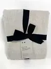 West Elm European Flax Linen King / Cal King Duvet Cover Natural Flax Beige NWT