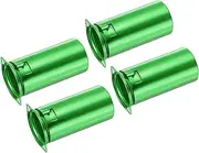 uxcell 9 pins Ceramic Vacuum Tube Socket Valve 53mm Aluminum Shield for 12AX7 12AU7 ECC83 ECC82 Tube,Green Pack of 4