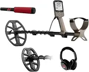 [Minelab] X-Terra Elite Expedition, Waterproof, All Terrain Treasure Metal Detector, Multi-IQ Precision Targeting, Included V8X Coil, V12X Coil, ML85 Headphones, Charging Cable & PRO-FIND 40 Pinpointer