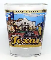 Texas State Wraparound Shot Glass Glassware