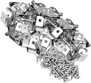 ULTECHNOVO Wire Strainer Fencing Clips Metal Fence Clamp Aluminum Wire Clip Screws for Installation