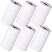 CIYODO 6 Rolls Photo Printer Thermal Paper for Instant Camera Durable Smooth Surface Vivid Color Printing Compatible with Multiple Brands for Childrens Memories