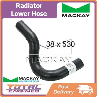 Radiator Lower Hose fits Holden Commodore VB/VC/VH/VK 5.0L V8 308 L31 (Black)
