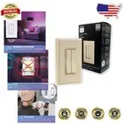 Smart Philips Hue Light Switch - Wireless & Eco-Friendly Control in Light Almond