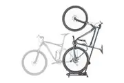 CyclingDeal Vertical & Horizontal Bicycle Floor Stand Parking Rack with Stem Handlebar Stabilizer - Store MTB Road Bikes Wheels Sizes up to 29"
