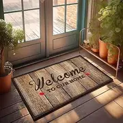 Dsoluuing Funny Kitchen Decor Welcome to Our Home Doormat Welcome Home Door Mat Fall Welcome Mats Outdoor (Color : Colour, Size : 65X90CM)