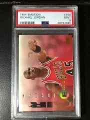 1994 Skybox Emotion MICHAEL JORDAN #100 PSA 9 MINT REGISTRY - Chicago Bulls