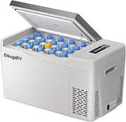 [BougeRV] 12 Volt Refrigerator 12V Car Fridge 23 Quart Portable Freezer Compressor Cooler 12/24V DC 110~240 Volt AC for Truck Van RV Camper SUV Travel Camping Road Trips Tailgating -7℉~50℉