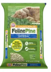 Feline Pine Original 100% Natural Low Dust Clumping Cat Litter - 20lb