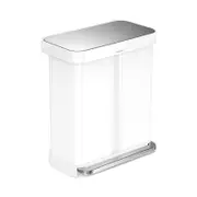 simplehuman Dual Compartment Step Can