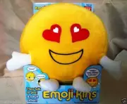 AS SEEN ON TV,EMOJI-KINS "LOVE YA",ELECTRONIC TALKING PLUSH FIGURE,LIGHTS,3+,NEW