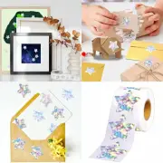 500Pcs Sparkling Star Sticker Adhesive Wrapping Labels Five Pointed Star Label