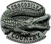 [Fachoice] Crocodile Alligator Belt Buckle for Men Crocodile Animal Belt Buckle, Fierce Crocodile Belt Buckle Alligator Animal Belt Buckle Cool Crocodile Belt Buckle Men’s Classic Crocodile Belt Buckle Jewelry
