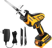 Cordless Reciprocating Saw: DEKOPRO 20Volt Battery Powered Mini Reciprocating Sa
