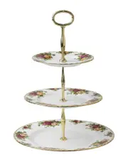 Royal Albert Old Country Roses 3-Tier Cake Stand