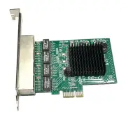 4Port Gigabit Mini PCI-e PCIe Network Adapter Card NIC For Realtek RTL8111F