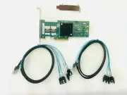 LSI SAS 9210-8i 8-port 6Gb/s PCIe RAID SATA Controller card+2pcs SFF-8087 cables