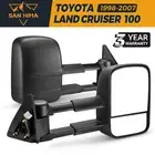 San Hima Pair Extendable Towing Mirrors Fit Toyota Landcruiser 100 1998-2007
