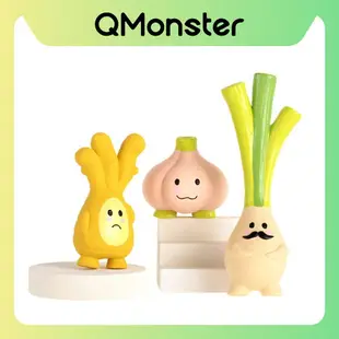 Q-MONSTER 薑蔥蒜家族 小小蔬菜家族 發聲玩具 | 艾爾發寵物