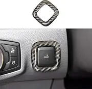 Carbon Fiber Color Rear Light Switch Covers Trim Fit for Ford Ranger 2015 2016 2017 2018 2019 2020 2021 2022