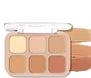 Correcting Concealer Palette,Contouring Makeup Concealer Powder Palette - Long-Lasting Beauty Supplies for Datings, Parties, Night Out, Shopping, and Daily Use