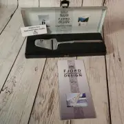 NEW In Box FJORD Design Scandinavian Flatware Nora Cheese Slicer Norway