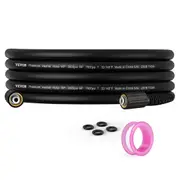 Pressure Washer Hose, 25 FT, 1/4" Kink Free M22-14mm Brass Thread Replacement For Most Brand Pressure Washers, 3/4'' Bending Radius, 3600 PSI Heavy Duty Power Washer Extension Replacement