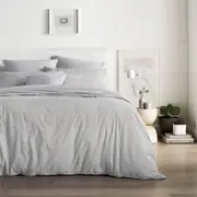 Sheridan Pagge Quilt Cover Set in Powder Grey Cotton