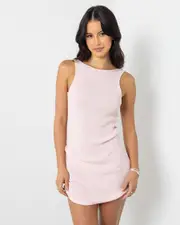 [Ava And Ever] Ava And Ever Women's Blake Knit Dress in Baby Pink 0 Baby Pink