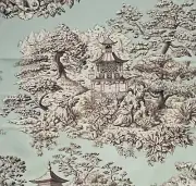 MANUEL CANOVAS Nara Celadon Blue Cotton Remnant New
