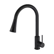 2 Patterns Pull Out Kitchen Sink Mixer Tap Swivel Spout Basin Faucet Black