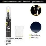 Touch Up Paint For Yamaha All Models 7040M Blu With Polish Paste