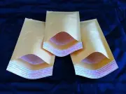 1500 4x8 #000 (USA)^ Premium Kraft Bubble Mailers 4 x 8