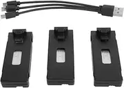 3PCS Drone Lithium Battery 1800MAH 3.7V Rechargeable Quadcopter Drone Battery for E88 E88Pro E100 E99 K3 K6 E89 P1 P4 P5