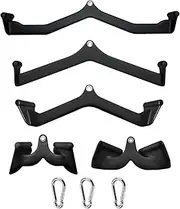LAT Pulldown Attachments, LAT Bar Cable Machine Attachment,T-bar V-bar, LAT Pull Down Bars, Back Tricep Bar Strength Training Handle for Home Gym Fitness