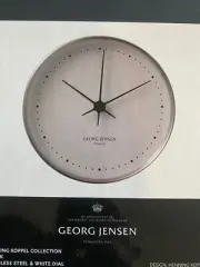 Georg Jensen Henning Koppel Wall Clock 40 cm Silver - BRAND NEW