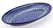 Large Oval Platter, Polish Pottery From Zaklady Boleslawiec