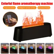 Colorful Flame Air Aroma Diffuser Humidifier Noiseless Essential Oil Diffuser