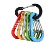 CC1 12Pcs Aluminum Alloy Carabiner Keychain Outdoor Camping Climbing Snap Clip Lock Buckle Hook Fishing Tool
