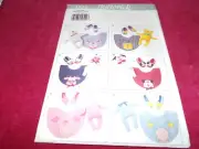 BUTTERICK #3522 - INFANT ( 6 STYLE ) BIBS - DOLLS & SLIPPERS PATTERN FF