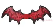 Halloween Party Accessory Red Vampire Bat Wing Kids Adult Unisex Costume Prop