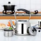 Stainless Steel Whistle Tea Kettle 1/2/3L Teapot Induction Cookers