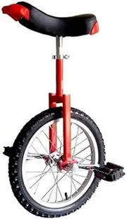 16"/18" Wheel Unicycle for Kids/Boys/Girls/Student, Large 20"/24" Freestyle Unicycle for Adults/Big Kids/Beginners/Professionals, Best Birthday Gift (Color : Yellow, Size : 18") Durable TDF