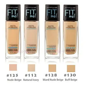 【彤彤小舖】美國 Maybelline Fit Me! 霧面清透淨顏粉底液 30ml / 礦物質定妝蜜粉 20g