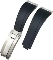 [KLVN] Metal Curved End 20mm 21mm Watchbands Special for Rolex Datejust 41mm 126334 m126300 Watch Strap Link Accessories Tools Men