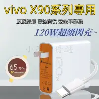 在飛比找蝦皮購物優惠-Vivo維沃120W閃充充電頭 原廠超級閃充組USB適用X9