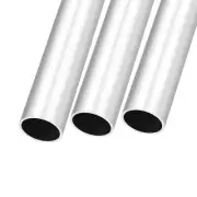 6063 Aluminum Tube (28mm OD x 25mm ID x 300mm L) 3Pcs, Aluminum Round Tubing