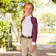 R.J. Classics Girls Lexi Jr. Show Shirt - Amaranth
